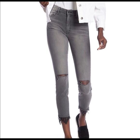MOTHER HIGH WAISTED LOOKER DAGGER JEANS SZ 24‎ - Picture 1 of 12